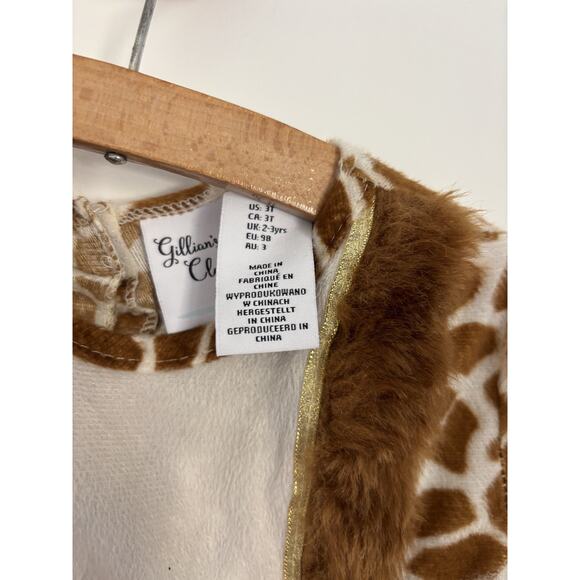 Gillians Closet Giraffe Halloween Costume 3T Will fit 2-3 Infant Girl - Picture 4 of 6